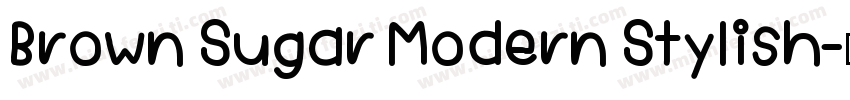 Brown Sugar Modern Stylish字体转换